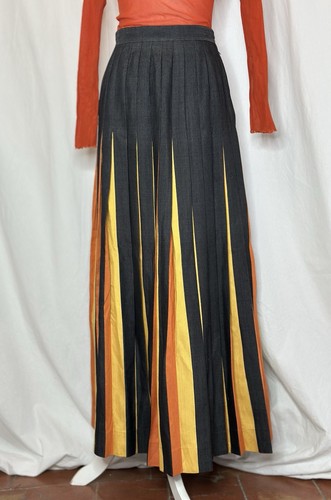 Plisseerock maxi vintage - plisseerock,